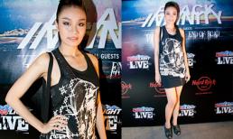 Minh Thư " bỗng dưng tái xuất" tại đêm nhạc Rock với tone đen xuyên suốt