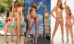 Cận cảnh thân hình "đồ sộ" của cô người mẫu cao nhất thế giới