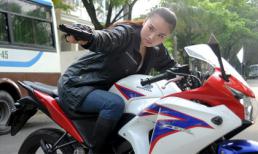 Hoa hậu Cao Thùy Dương làm vệ sĩ