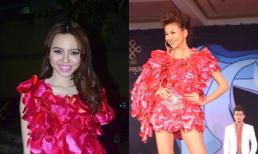 Thanh Hằng diện váy cánh hoa "đụng ý tưởng" Vũ Hoàng Điệp