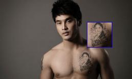 Ưng Hoàng Phúc "xăm mẹ" trên vầng ngực
