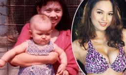 Ngắm "Siêu vòng 1" Hoàng Oanh ngày bé