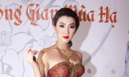 Ngọc Quyên tự tin diện váy cúp ngực sau scandal "dao kéo"