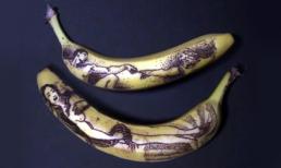 Tái hiện những bức họa kinh điển trên... vỏ chuối