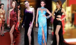 Váy xẻ "thấu trời" của mỹ nhân Việt