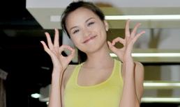  HH Diễm Hương khoe chân dài "không tì vết" trên sàn tập