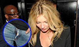 Kate xuống phố quên... kéo khóa quần