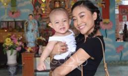 Đoan Trang lạ với tóc tết bím như nữ sinh đi làm từ thiện