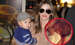 Hình ảnh bú sữa mẹ cực yêu của nhóc Flynn