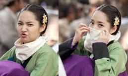 Park Min Young "chu mỏ" đáng yêu trước ống kính