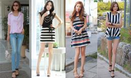 Họa tiết kẻ trẻ trung cá tính ngày hè