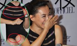 Mạc Tiểu Kỳ hớ hênh lộ nội y cả trên và dưới