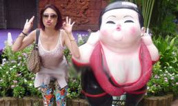 "Cười nóng" 10h10: Pha Lê "so bì" vòng 1 cả với tượng (P181)
