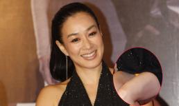 Sao nữ 42 tuổi Chung Lệ Đề "vật lộn" với váy cũn cỡn