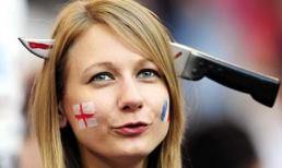 Nghệ thuật hóa trang mùa EURO của các CĐV nữ