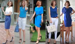 Cách kết hợp tinh tế với gam xanh mát mắt