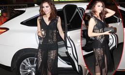 Quách An An gây sốc với váy ren xuyên thấu nội y