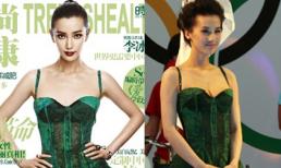 Huỳnh Thánh Y "mượn váy" Lý Băng Băng trong sự kiện Olympics