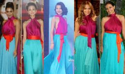 Thanh Hằng và 3 bộ đồ hiệu đụng hàng "xuyên lục địa"