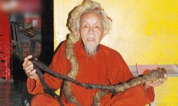 Cụ ông Việt có mái tóc dài 4m, nặng 2kg