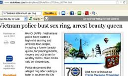 Vụ bán dâm nghìn đô 'dậy sóng' trên báo nước ngoài