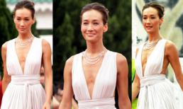 Mỹ nhân Hoa ngữ "xiêu vẹo" vì váy hở