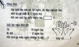 Phụ huynh bày tỏ lo ngại vì bài toán “rợn người”