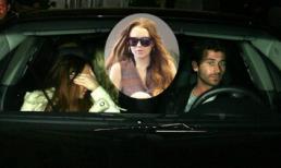 Lindsay "tái xuất" bên Porsche gây tai nạn tháng trước