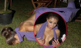 Sao truyền hình ngã chổng gọng 'trật' cả vòng một