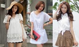 Tinh khôi và mát lành với trang phục ren lỗ