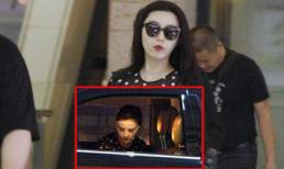 Phạm Băng Băng đắp mặt nạ "dọa ma" trên đường