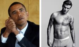 David Beckham tặng quần lót cho Tổng thống Obama!