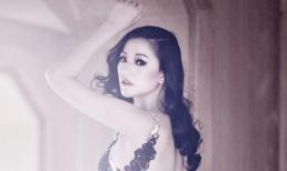 Maya khoe lưng trần gợi cảm với đầm dạ hội