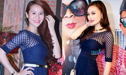 Cao Thùy Linh “đụng hàng” với siêu mẫu đàn chị Thái Hà