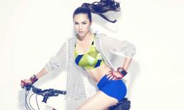 Hoàng My căng tràn sức sống trong trang phục thể thao