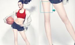 "Tai nạn" photoshop trong bộ ảnh dự thi Miss World của Hoàng My