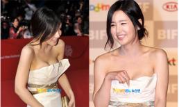 Sao nữ toát mồ hôi vì lo tụt váy