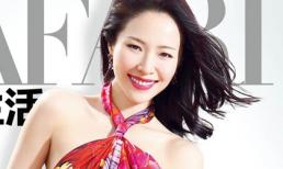 Giang Nhất Yến tốc váy, kiêu sa trên tạp chí