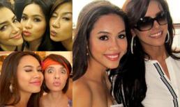 Nhật ký Miss World 2012: Hoàng My 'nhắng nhít' bên đương kim HHTG