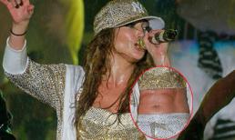 Jennifer Lopez khoe cơ bụng săn chắc ở tuổi 42