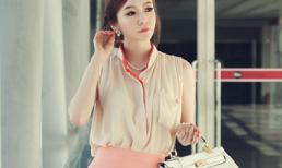 Áo cánh điệu đà cho ngày mới chốn công sở