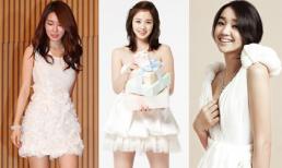 Mỹ nhân Hàn đẹp tinh khôi với váy trắng