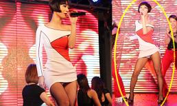 "Gái hư" Trà My Idol ăn mặc "hớ hênh" trên sân khấu