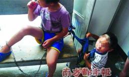 Trung Quốc: Phẫn nộ cảnh trẻ mồ côi bị xích chân tay