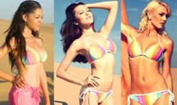 Nhật ký Miss World 2012: Người đẹp Miss World khoe thân hình 'rực lửa' trên cát