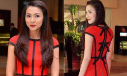 Chọn váy liền thân duyên như Tăng Thanh Hà