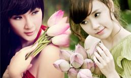 Bình chọn cuối tuần: Mỹ nhân Việt nào đẹp thuần khiết nhất bên hoa sen?