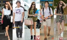 Sao Hàn đa phong cách với thời trang sân bay