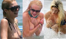 Những màn tụt bikini "để đời" của sao Hollywood