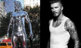 Tượng Beckham mặc đồ lót được dựng nhan nhản
